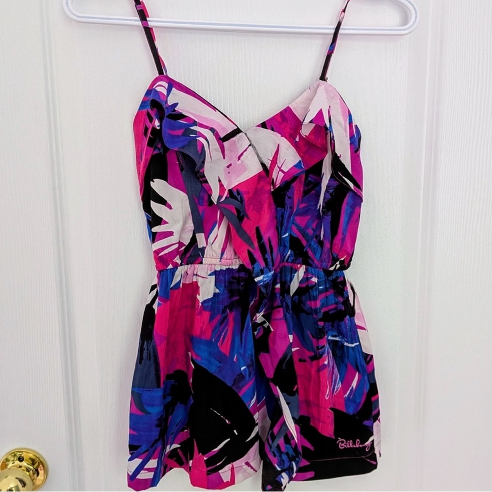Billabong Pink and Blue Romper
